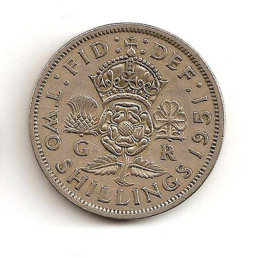 United Kingdom - 1951 2s (George VI) - nice coin