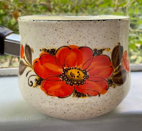 Vintage Sanko Ware Japan - Show pans sauce pan