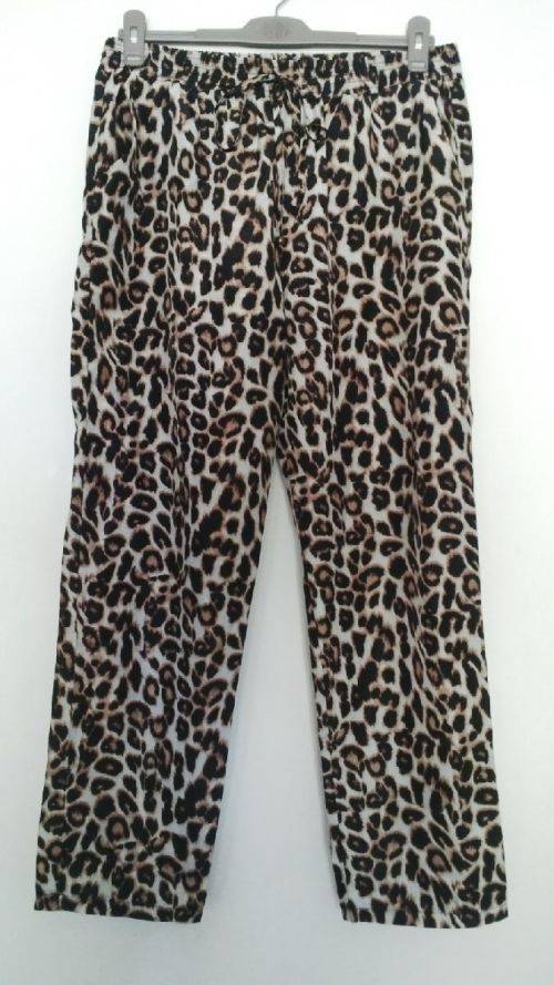 Leopard Print Silky Pants Size 16