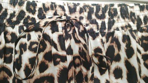 Leopard Print Silky Pants Size 16