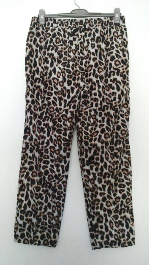 Leopard Print Silky Pants Size 16