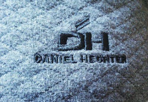 Quilted Sweatshirt with Suede look patche by Daniel Hechter