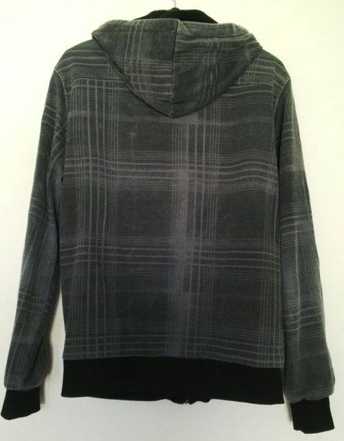 Grey Warm Fleece Lined Hoodie by Red Size Medium