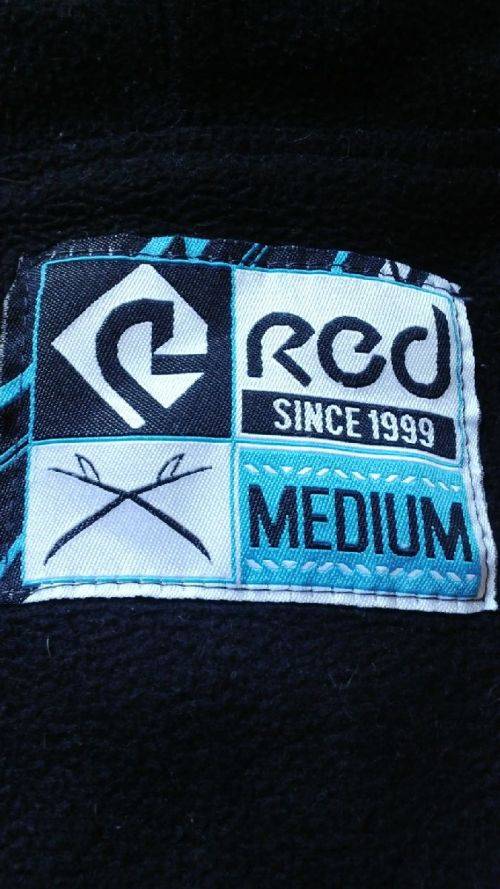 Grey Warm Fleece Lined Hoodie by Red Size Medium