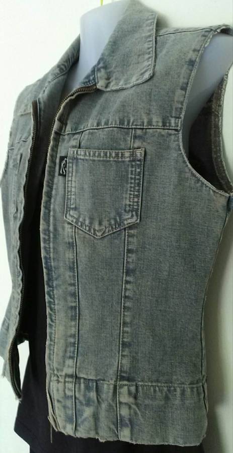 Sleveless Denim Jacket By Sisssy Boy Size Medium