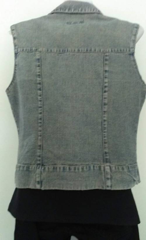 Sleveless Denim Jacket By Sisssy Boy Size Medium