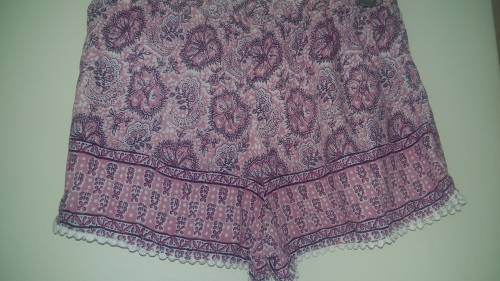 Pink Patterned Shorts by Cherokee size XL