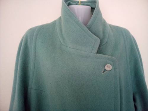 Retro Green Full Lngth Coat Size 16