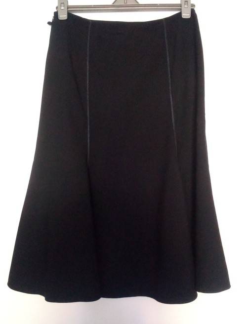 Black Kick Flare Skirt by Woolworths Size 12