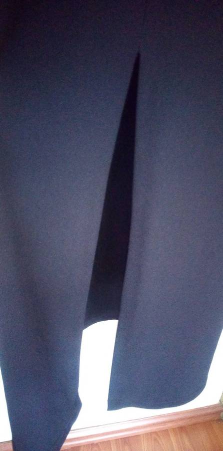 Black Full Length Evening Dress with Lovely Sequin Detail Size 14