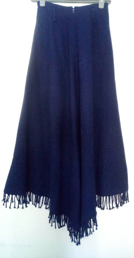 Kelso, Warm Blanket Skirt  in Blue Size 10