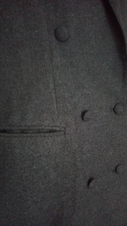 Lovely Warm Grey Wool Mix Skirt Suit Size 12