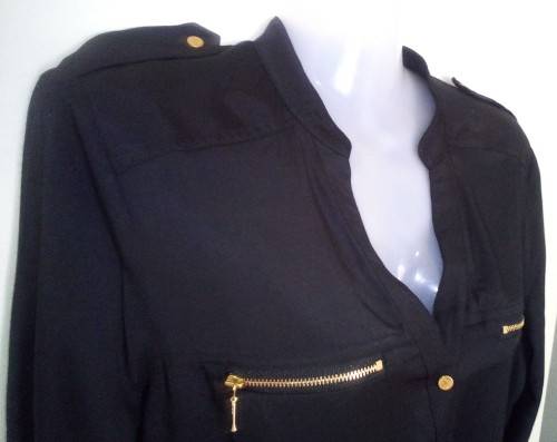 Gorgeous Black Longer Length Top by Forever New. Size 10