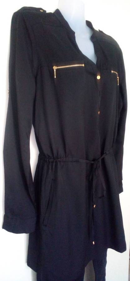 Gorgeous Black Longer Length Top by Forever New. Size 10