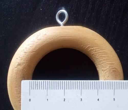 Wooden Curtain Rings 4cm pack of 12
