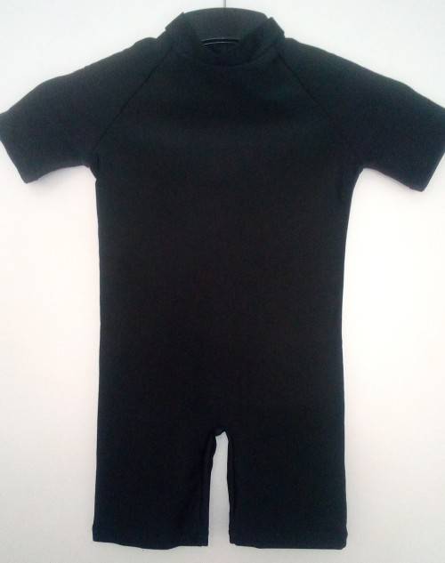 Boys All in One Swimsuit in Black