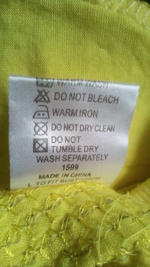 Yellow Sequined Vest Top by Legend Size Large