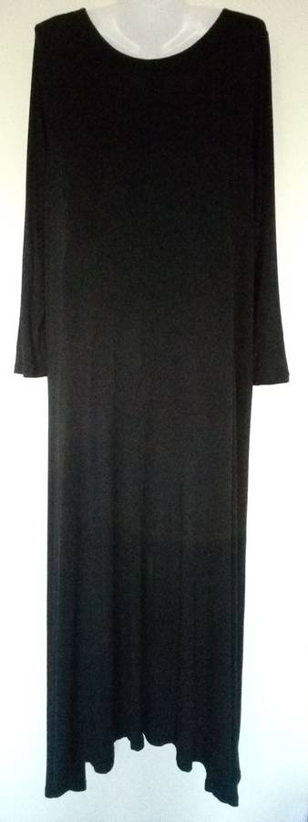 Black Long  Dress, Relaxed Fit by Hard Swet Size XL