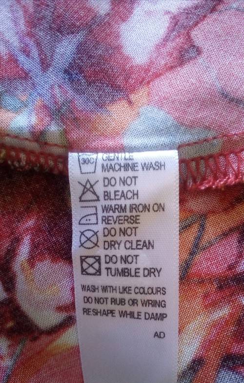 Truworths Tropical Print High Low Dress Size 36