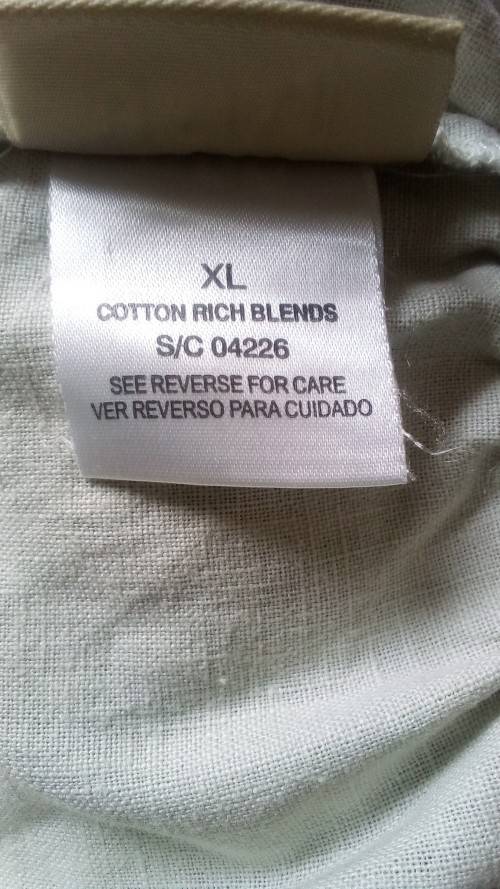 Classy Beige Linen Look Shorts by Maine Size XL
