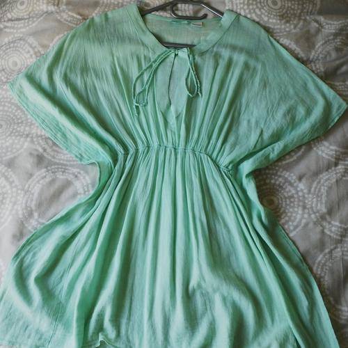 Mint Green Kaftan- Size Small/ Med