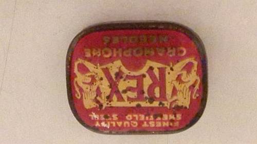 Rex Gramophone Needle Tin - Empty