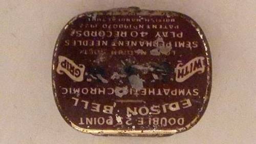 Edison Bell Gramophone Needle Tin - Empty