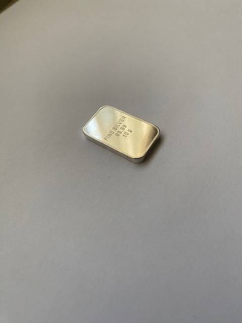Minted 10g Fine Silver Bar 99.99