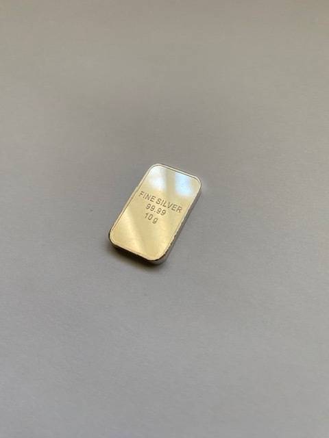 Minted 10g Fine Silver Bar 99.99