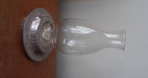 Candle glass lamp