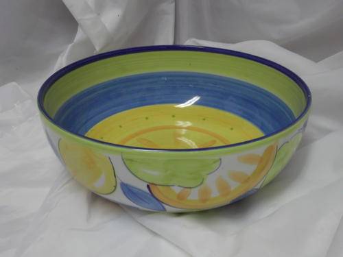Pretty hand painted ceramic bowl