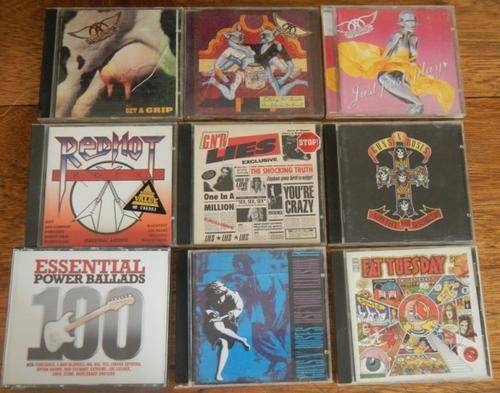 9 x CD's (Various Rock)