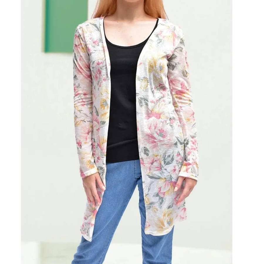 Classic floral lightweight Gilet, perfect for summer