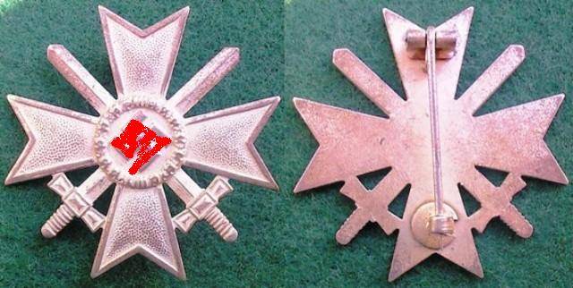 WW2 German War Merit Cross with Swords 1st Class -- R.Souval