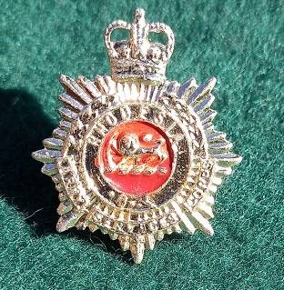 Rhodesian Army Services Corps Anodised Collar Badge - worn 1965 - 1972