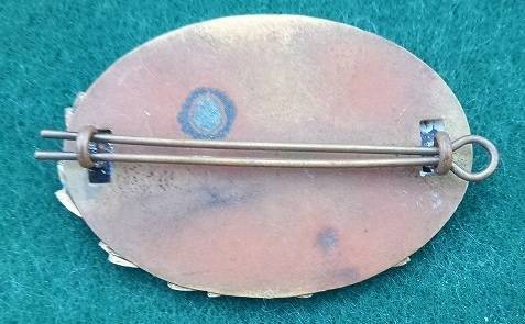 WW2 WO1 Rank Badge with backing plate