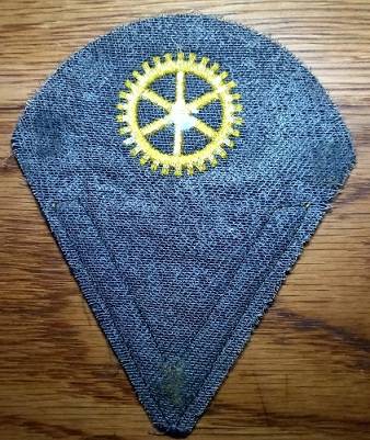 WW2 German Navy Machine Engine Gefreiter Combined Career & Rank Sleeve Badge - Winter