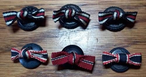 Assorted WW2 German Ribbon Bars - Buttonhole type