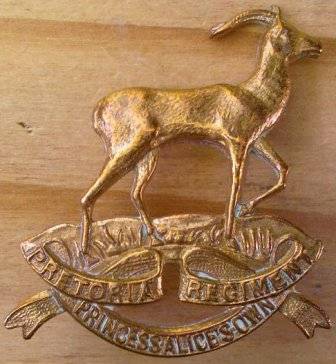 Pretoria Regt Collar Badge - worn 1932 - 1963