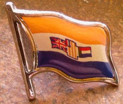 Old SA Flag Badge - 22 x 23mm