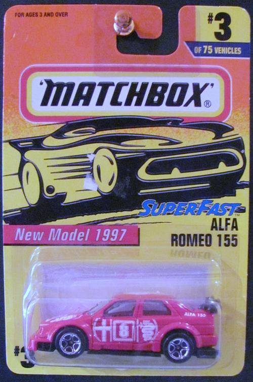 Matchbox " 1996 #3 Alfa Romeo 155 "