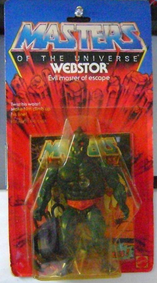 MOTU "WEBSTOR" NMOC 1983 Mattel # 4895 Free Shipping