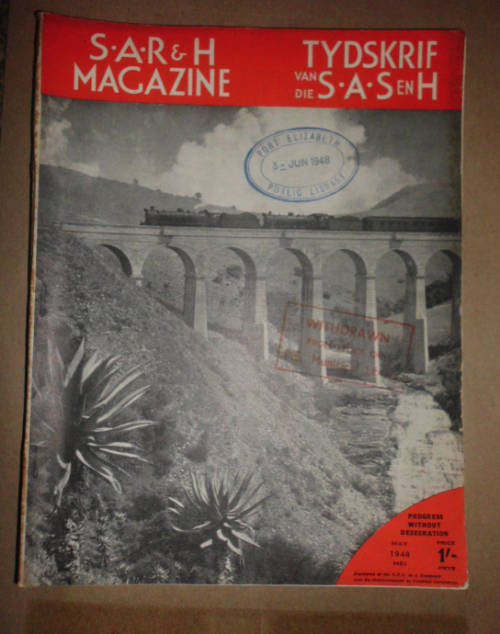 S.A.R & H MAGAZINE-TYDSKRIF VAN DIE S.A.S EN H - MAY 1948
