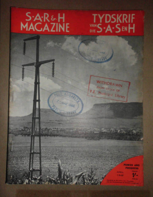 S.A.R & H MAGAZINE-TYDSKRIF VAN DIE S.A.S EN H - APRIL 1948