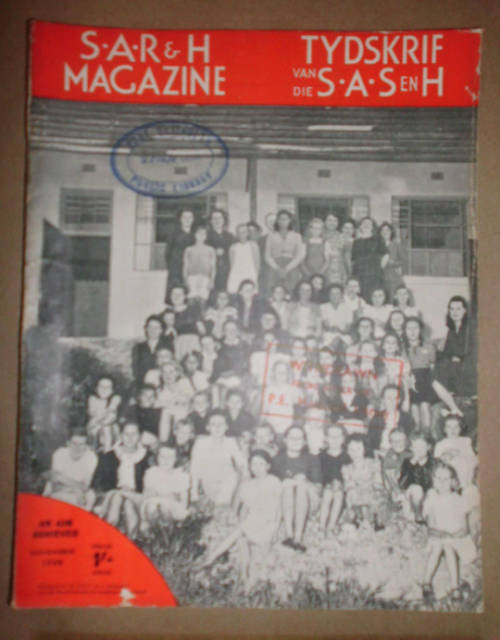 S.A.R & H MAGAZINE-TYDSKRIF VAN DIE S.A.S EN H - NOVEMBER 1948