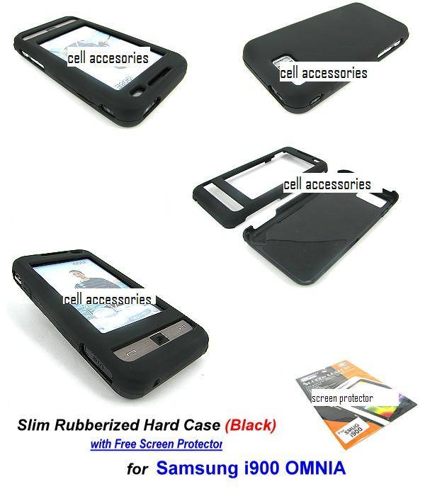 Rubber Hard Case Protector for Samsung OMNIA i900 i908