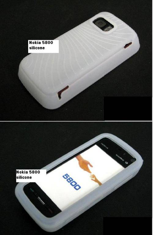 Nokia 5800 Music express white silicone cover (includes postage)