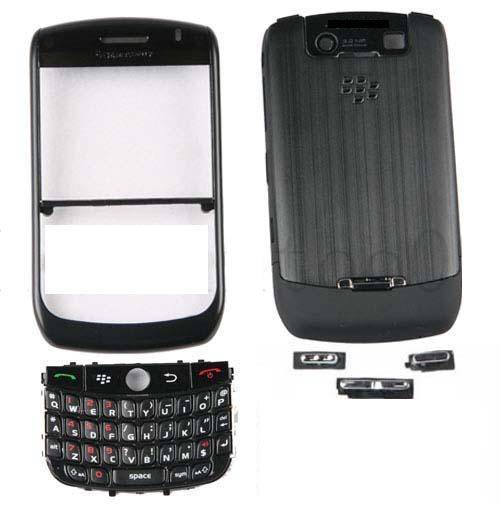 Full Housing Faceplate Case Blackberry Curve 8900 Black