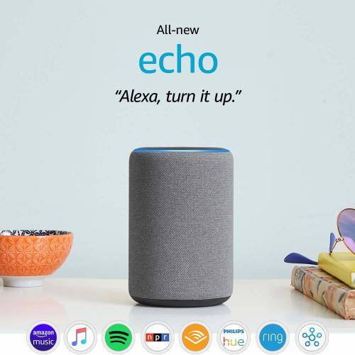 Amazon Echo (Gen 3) - Smart Home Assistant and Bluetooth/Wi-Fi Speaker