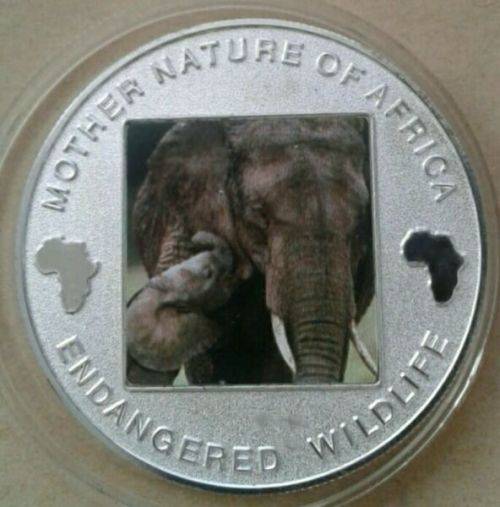 2004 Malawi Endangered Wildlife proof 10 Kwacha (Elephant)